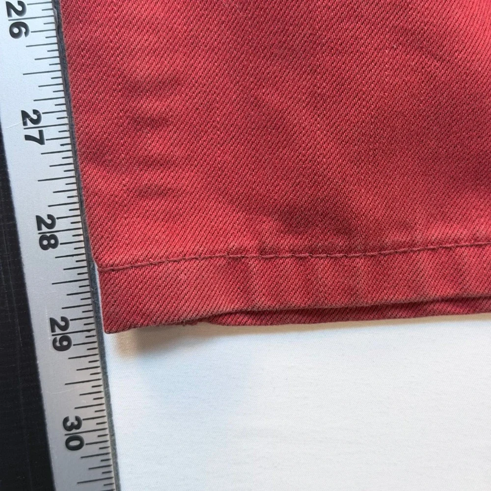 Levi's 511 Boys Youth Jeans 18 Reg 29x29 Burgundy Red Slim Fit Stretch Denim